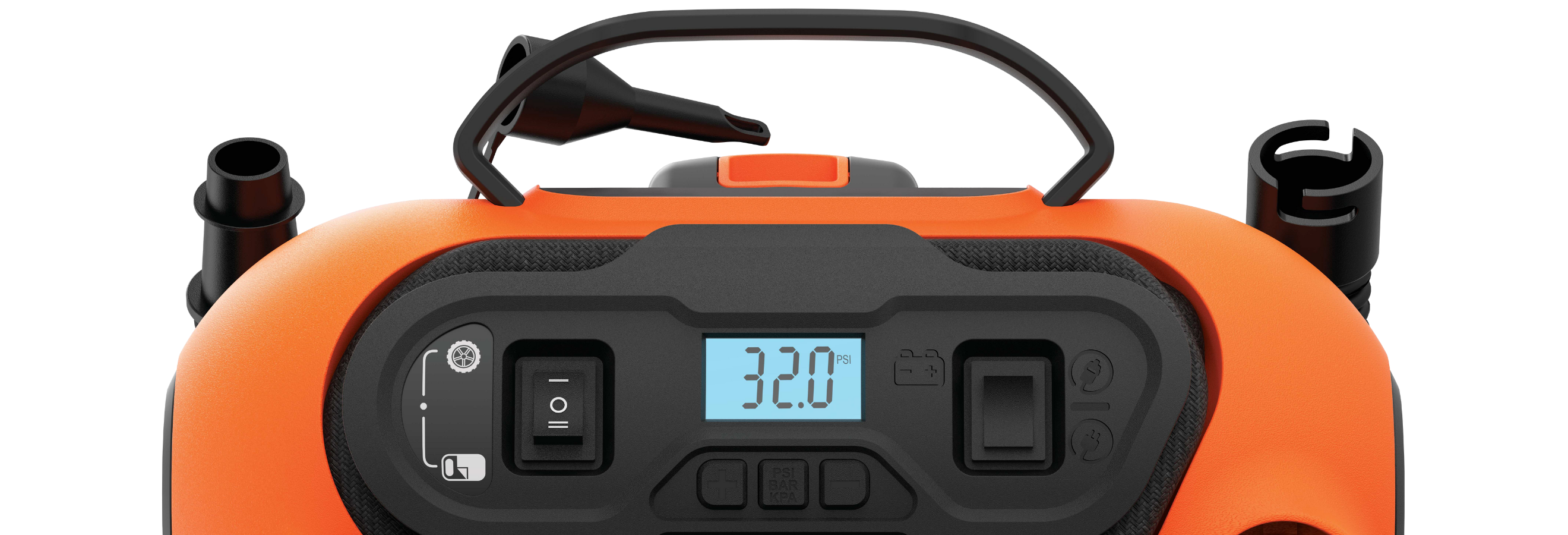 Digital gauge feature of Multi Purpose Inflator.