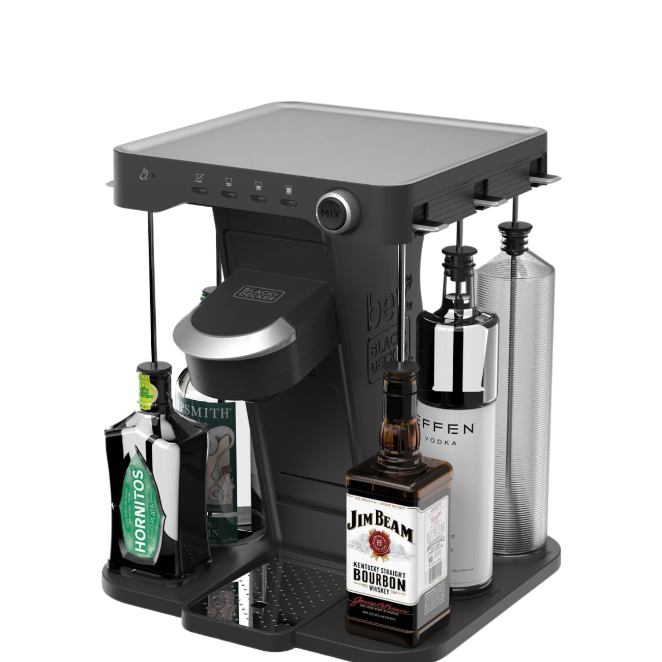 bev by BLACK+DECKER - Máquina para hacer cócteles y bebidas para cápsulas  bartesianas (BEHB101), tamaño mediano