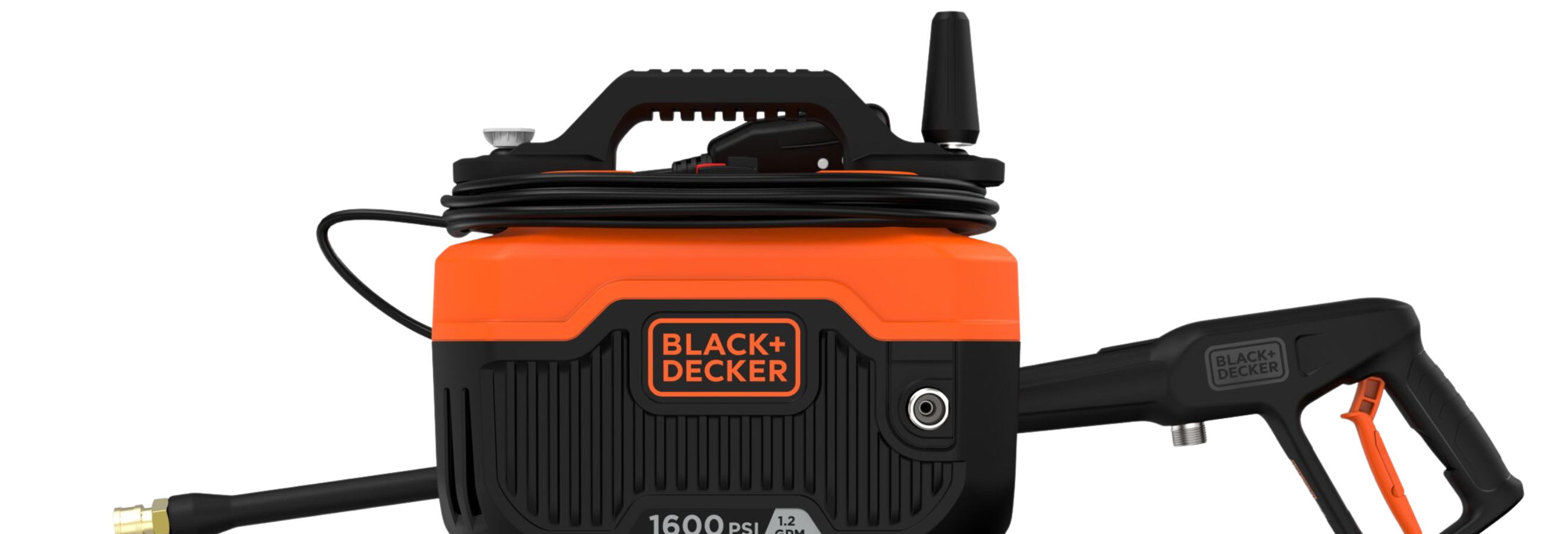 BLACK+DECKER BEPW1600-IN 1300W 1600 PSI 110 Bar Pressure Washer for Car wash