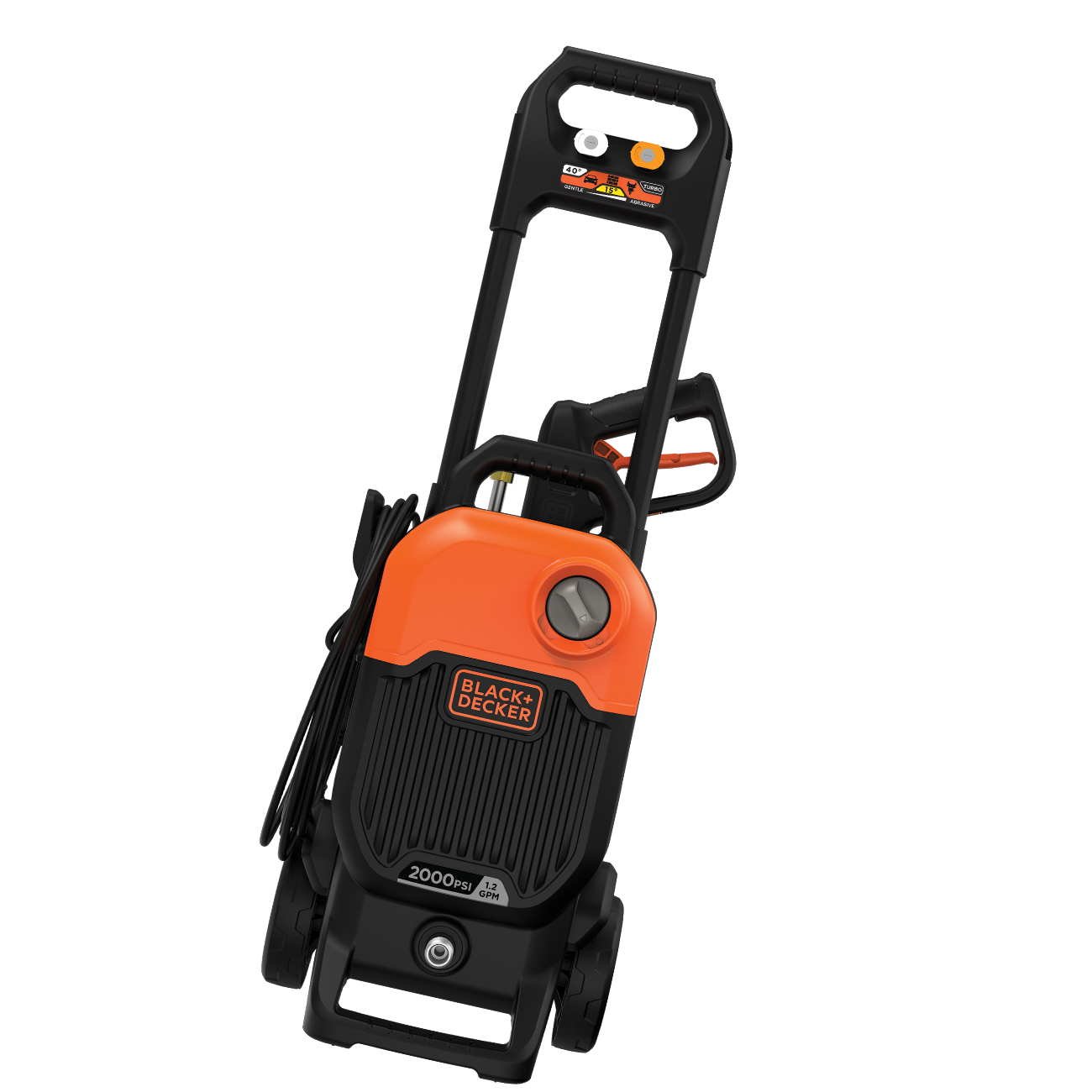 BLACK+DECKER 2,000 MAX psi* pressure washer