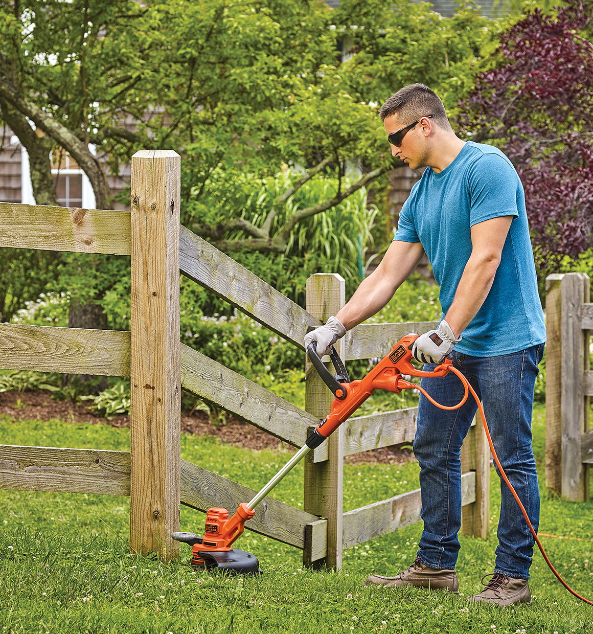 Black & Decker® - Electric Corded String Trimmer and Edger 