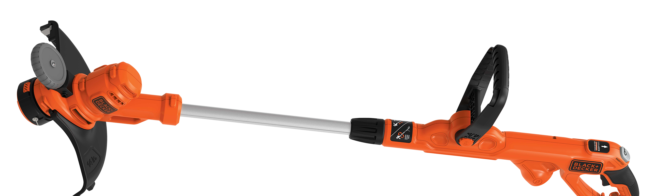 6.5 Amp 14 inch POWERCOMMAND electric string trimmer edger with EASYFEED.
