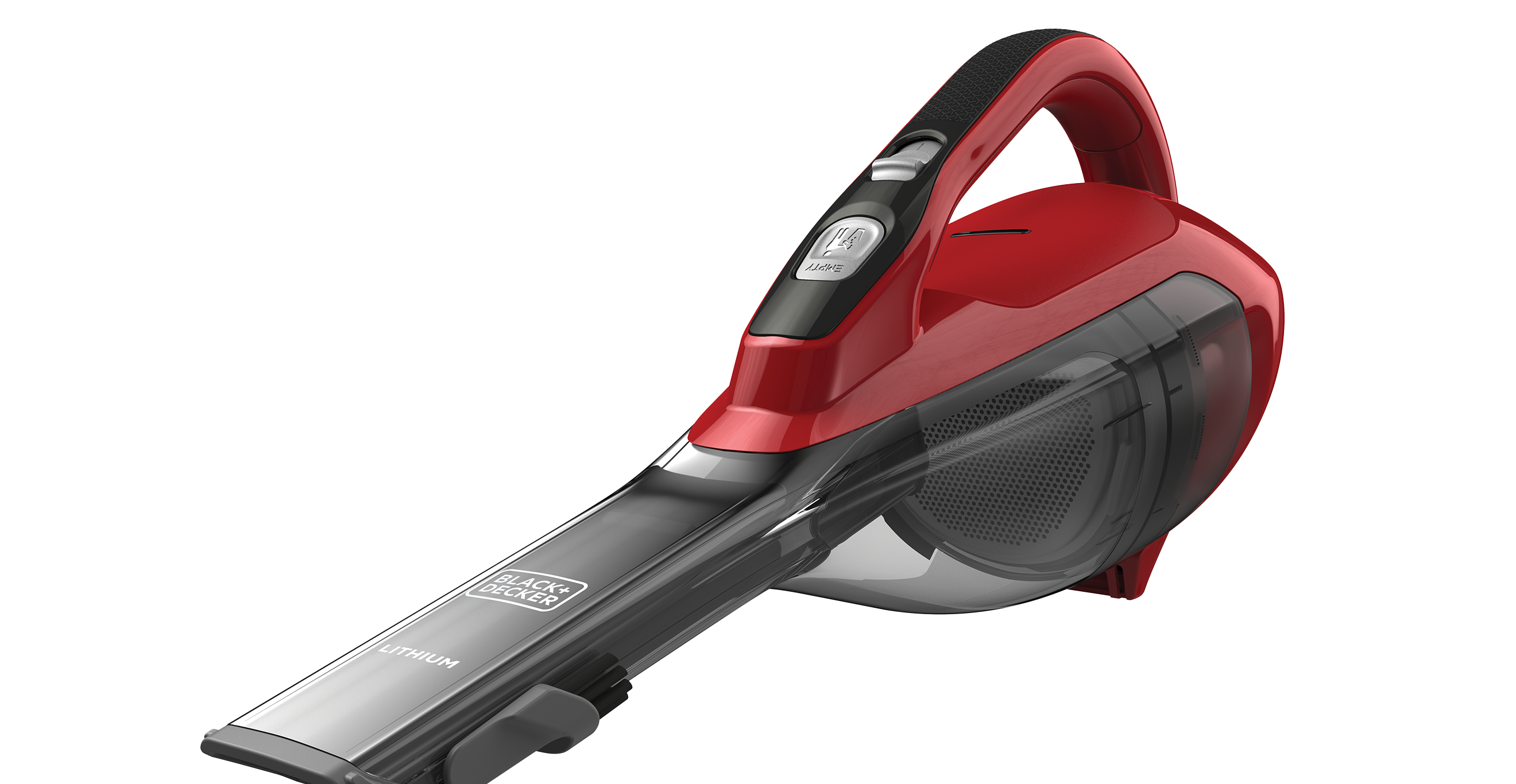 Profile of Dustbuster Advanced Clean Cordless Hand Vacuum.