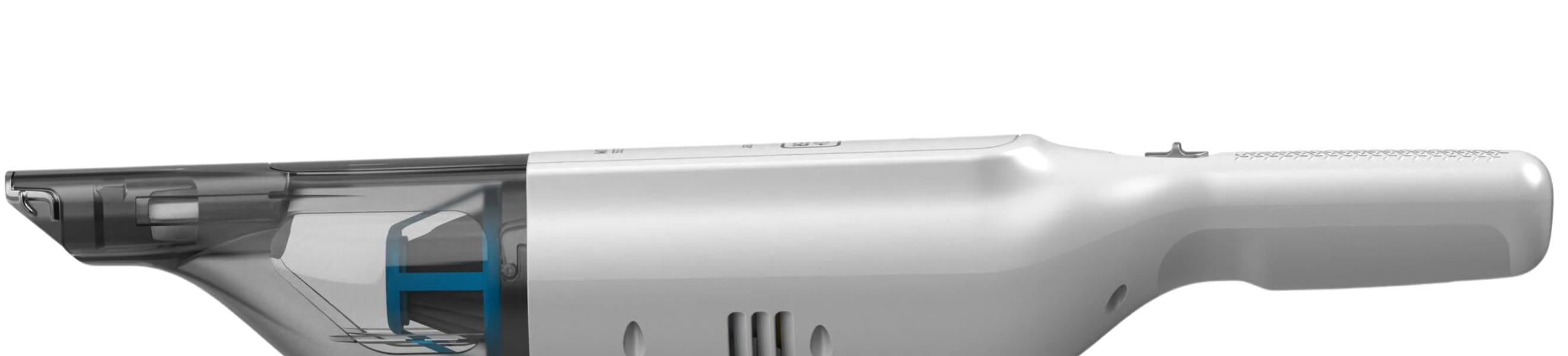 Black & Decker HLVC315B10 12V Max Dustbuster AdvancedClean Cordless Slim Handheld Vacuum - White