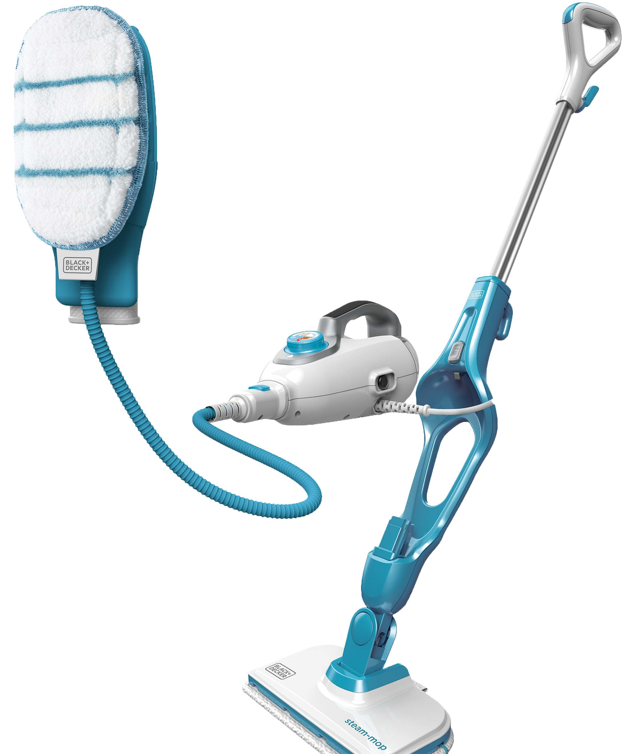 7 in 1 steam mop with steamglove handheld steamer.