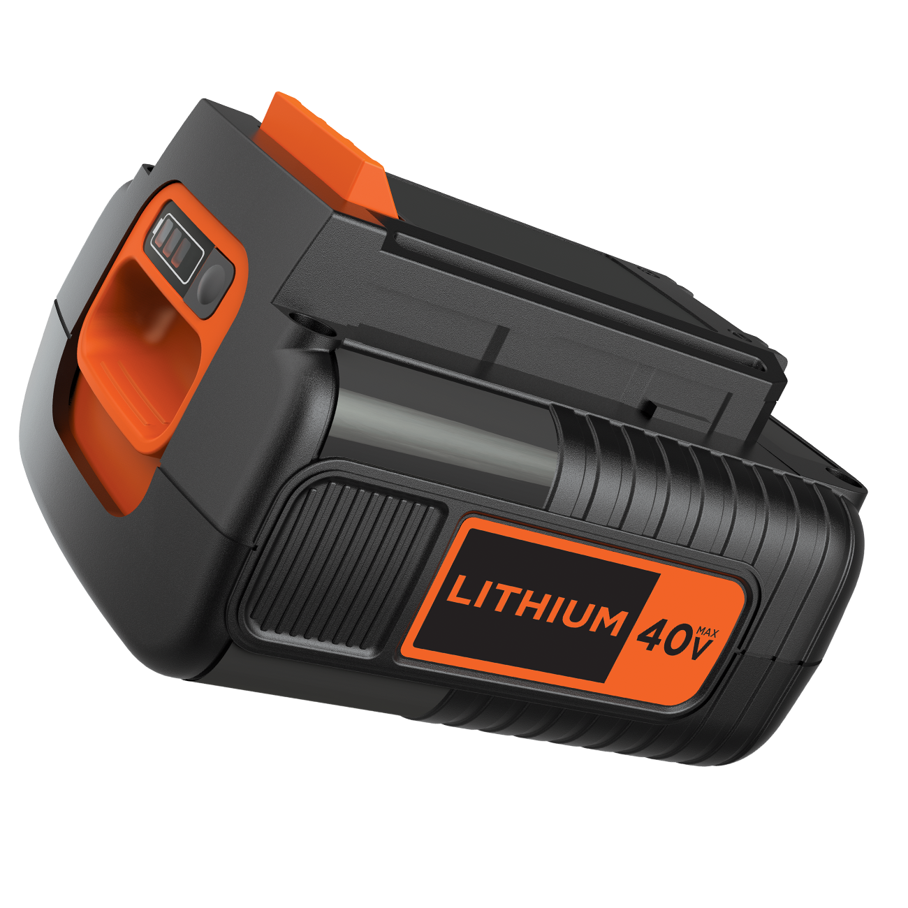 Profile of 40 volt max 2.0 a h lithium ion battery.