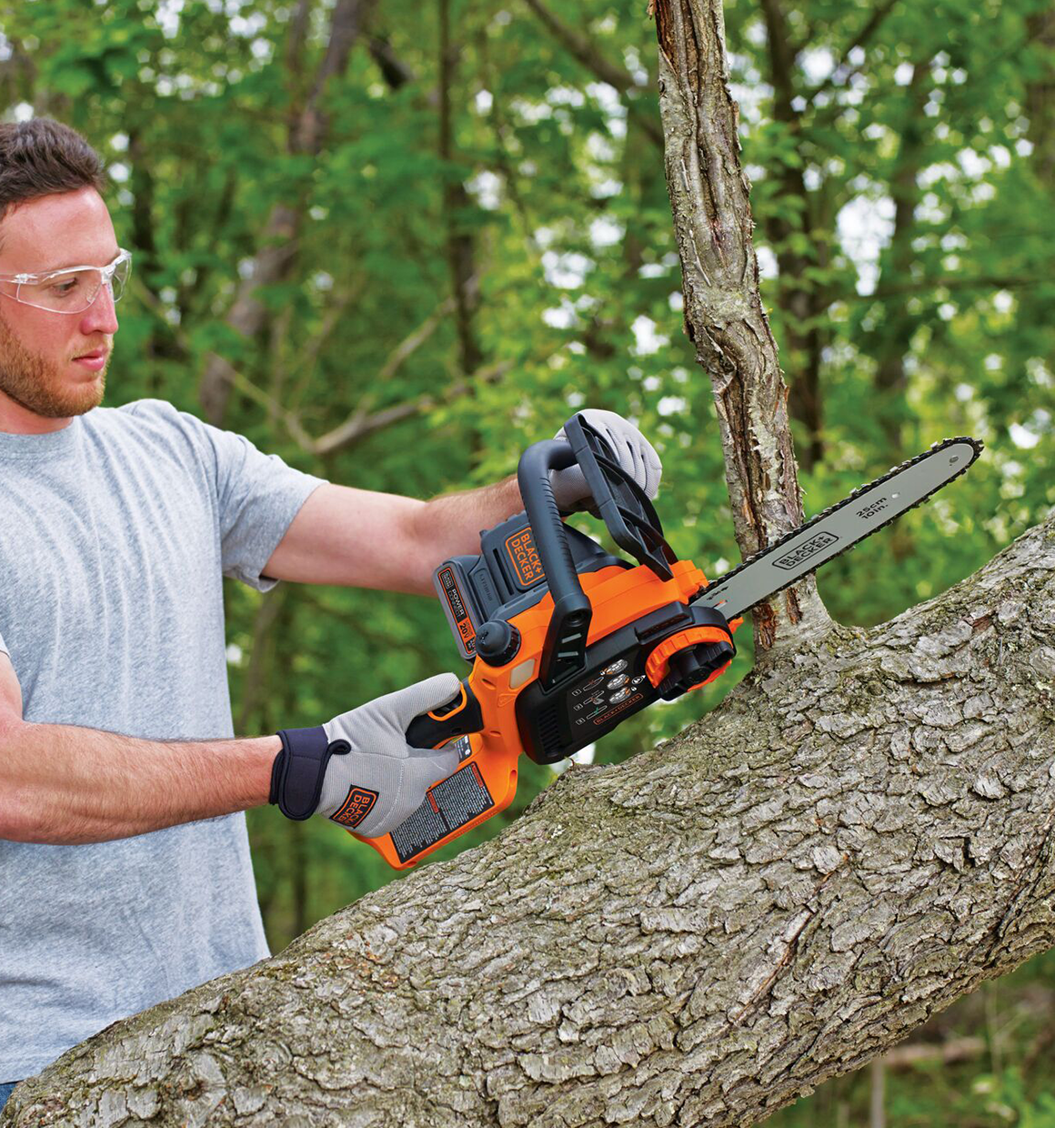 BLACK+DECKER 20V Max Cordless Chainsaw 10-Inch Review Unboxing 