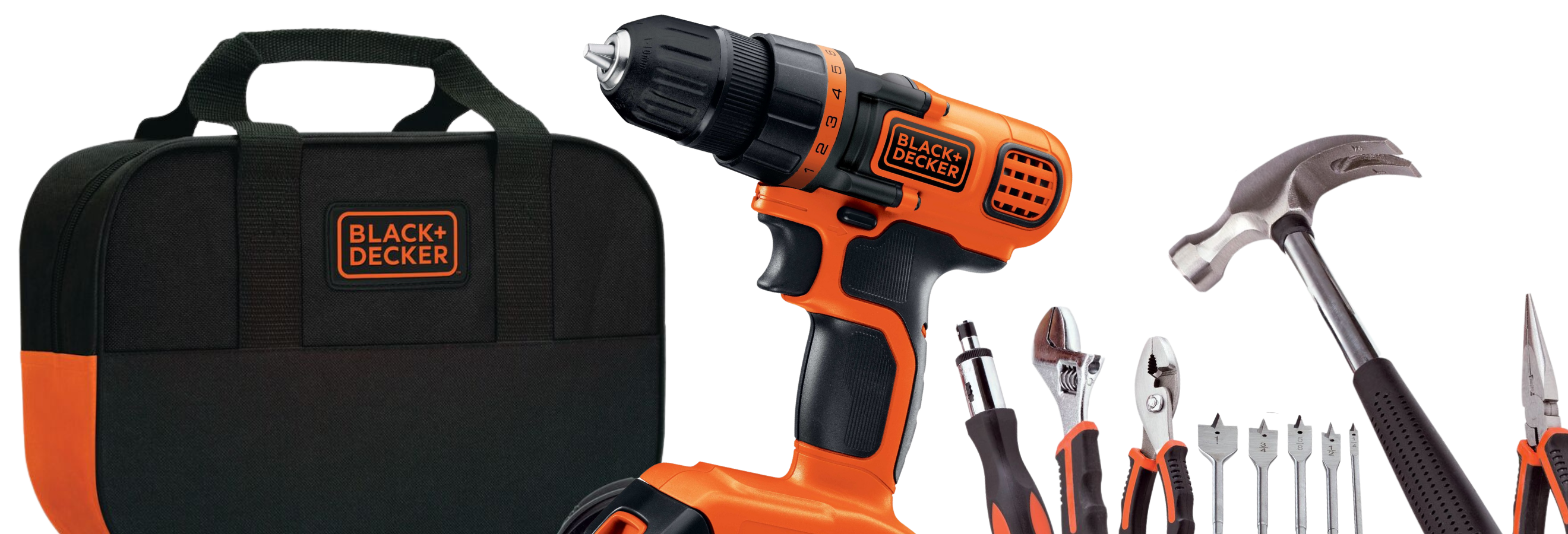 BLACK+DECKER 20-Volt Lithium-Ion Cordless Drill-Driver With 128-Piece  Project Kit, LD120128PKWM