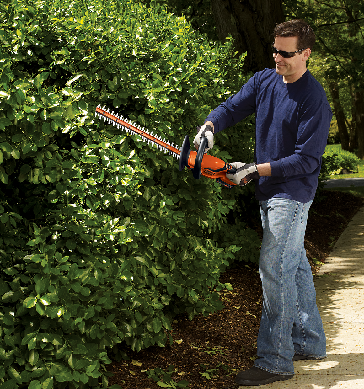 BLACK+DECKER 22 in. 4.0 Amp Corded Dual Action Electric Hedge