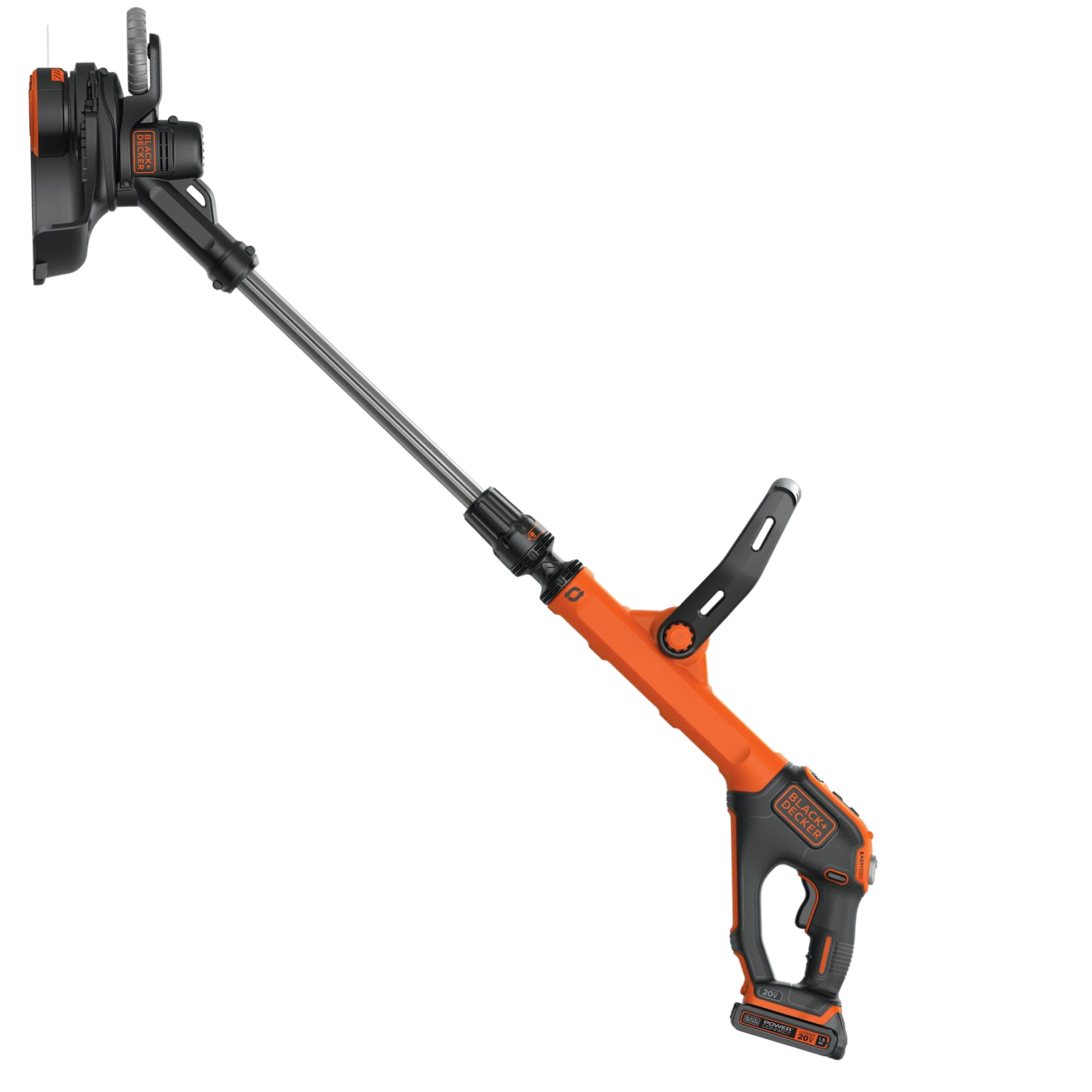 Shop BLACK+DECKER EASYFEED 20-Volt Max 12-in Straight Cordless String  Trimmer With Edger Capable & Grass Hog Replacement Spool at