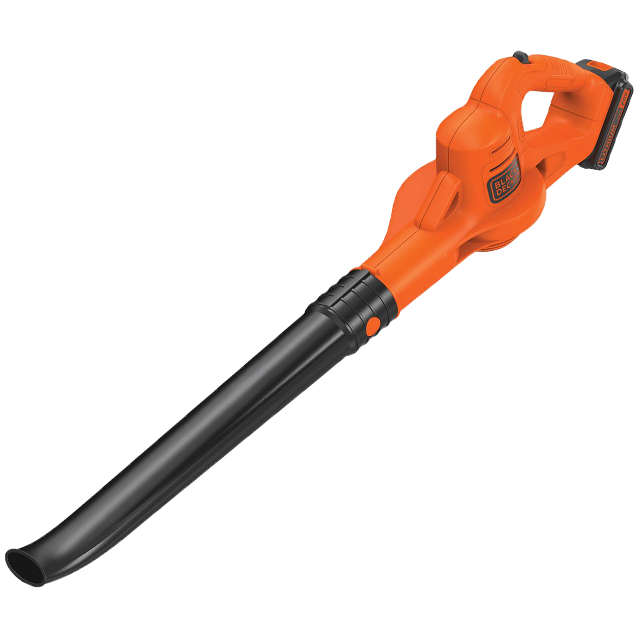 BLACK+DECKER 20V MAX Cordless Leaf Blower, Lawn Sweeper, 130 mph Air Speed,  Lightweight Design, Battery and Charger Included (LSW221)