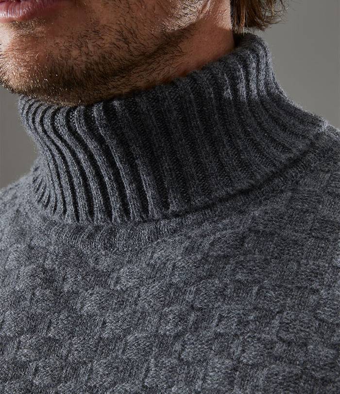 Lambswool Roll-Neck Hero Sweater | Heritage Knitwear | Shackleton