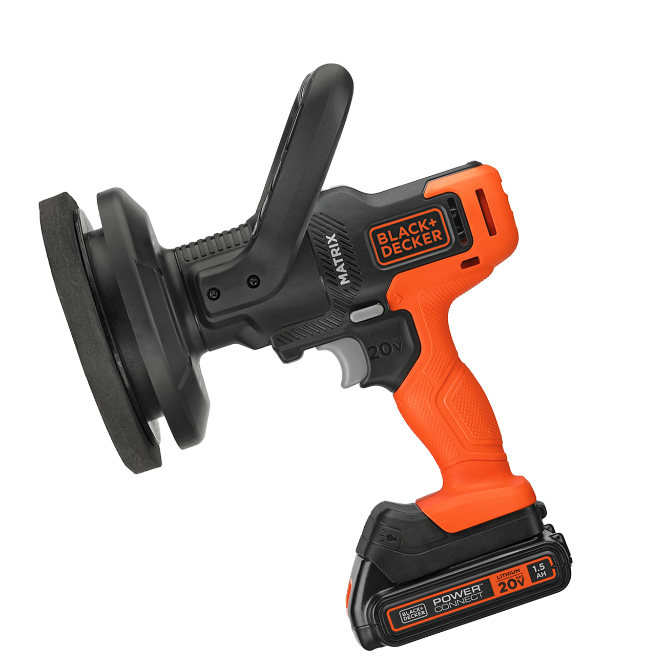 Black+decker Matrix 20V Max Buffer Kit, Battery & Charger Included, Orange (BCBMT120C1FF)