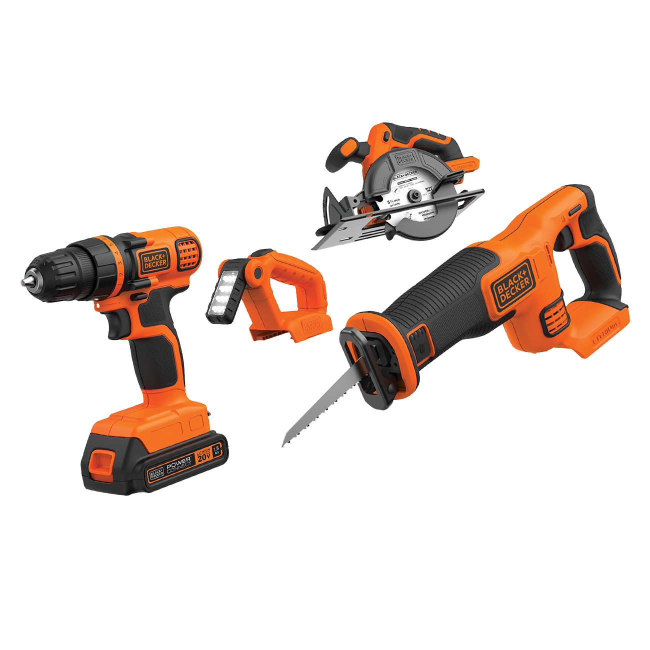 20V Max Cordless Drill 4-Tool Combo Kit