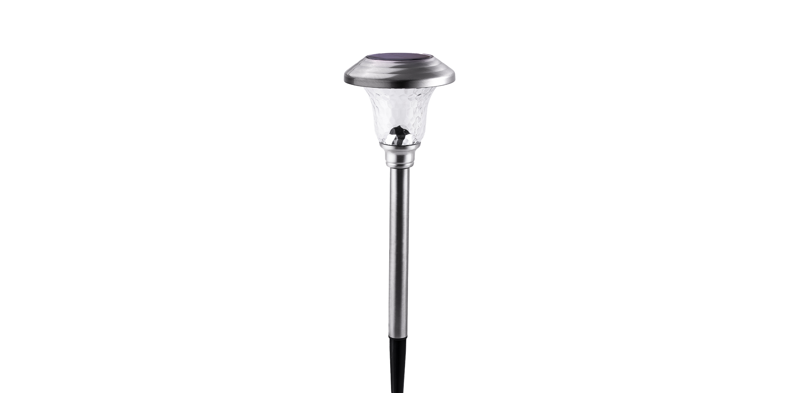 BLACK+DECKER Solar Path Light on a white background.