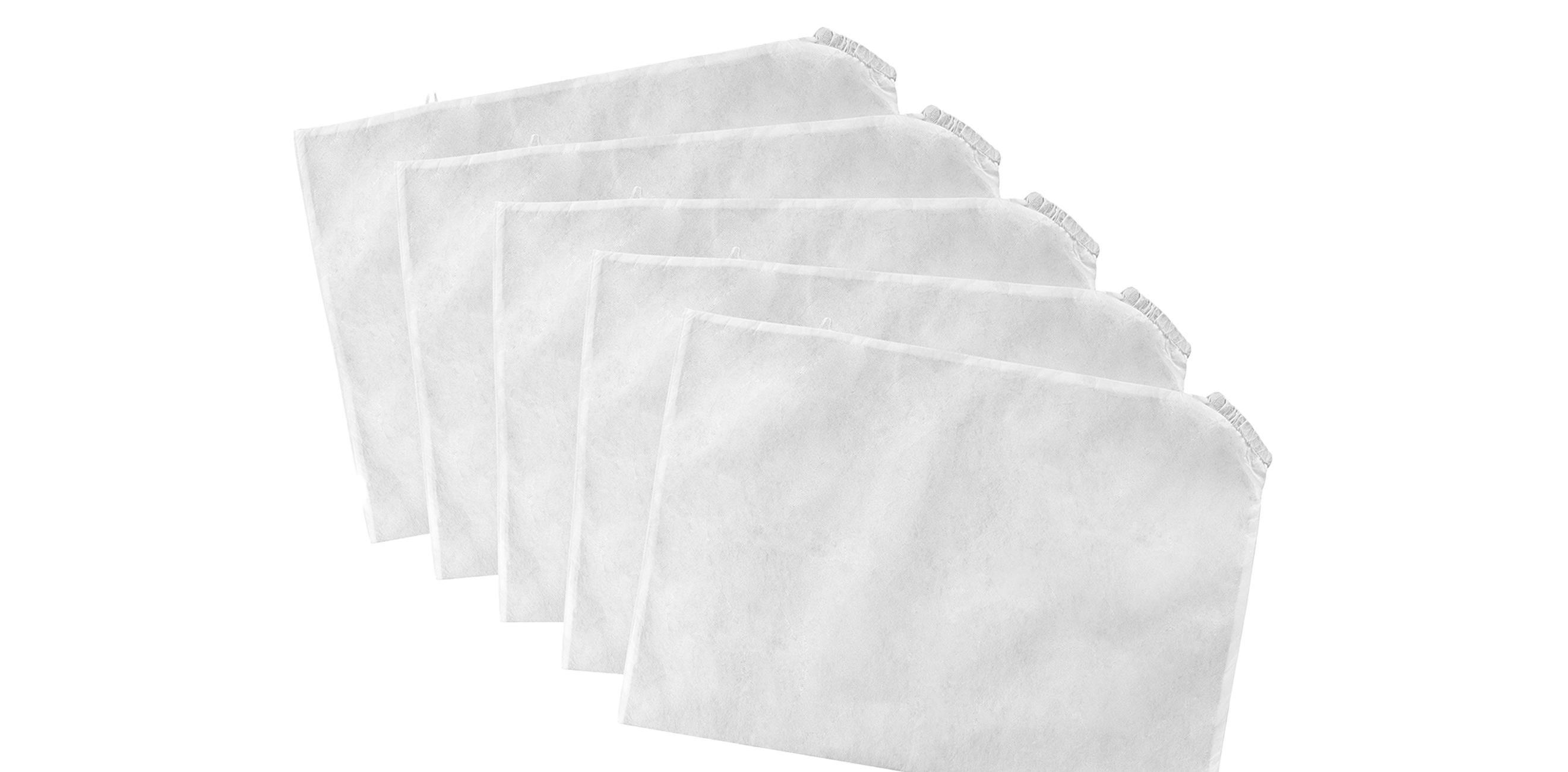 5 disposable leaf blower vacuum bags.