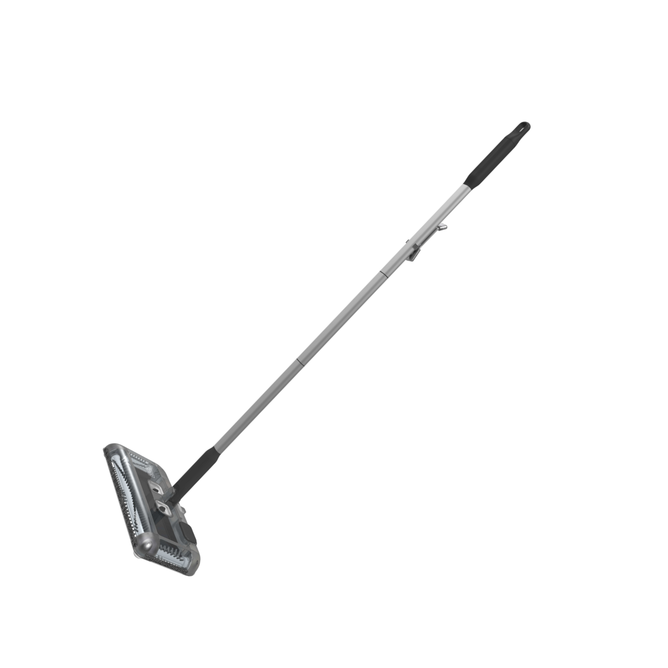 100 minute powered floor sweeper charcoal grey.