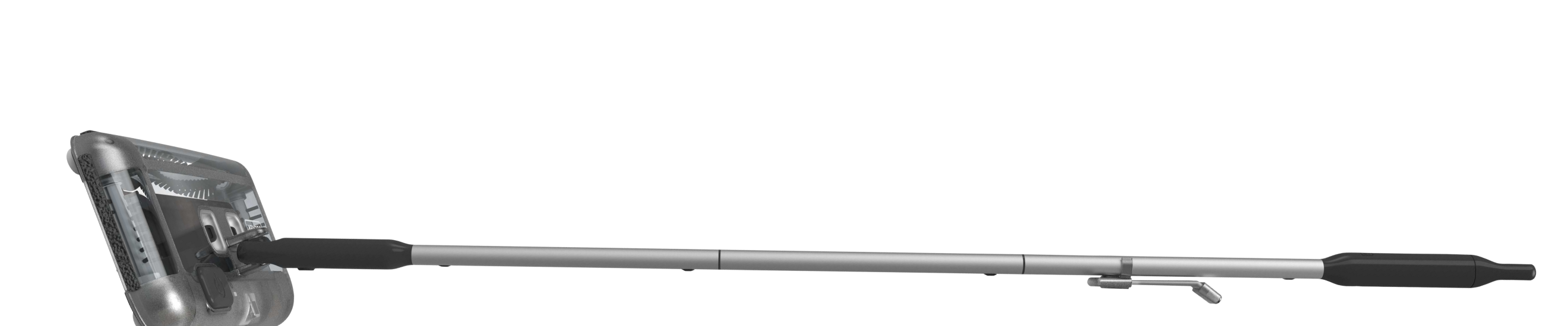 Profile of 100 Minute Powered Floor Sweeper.