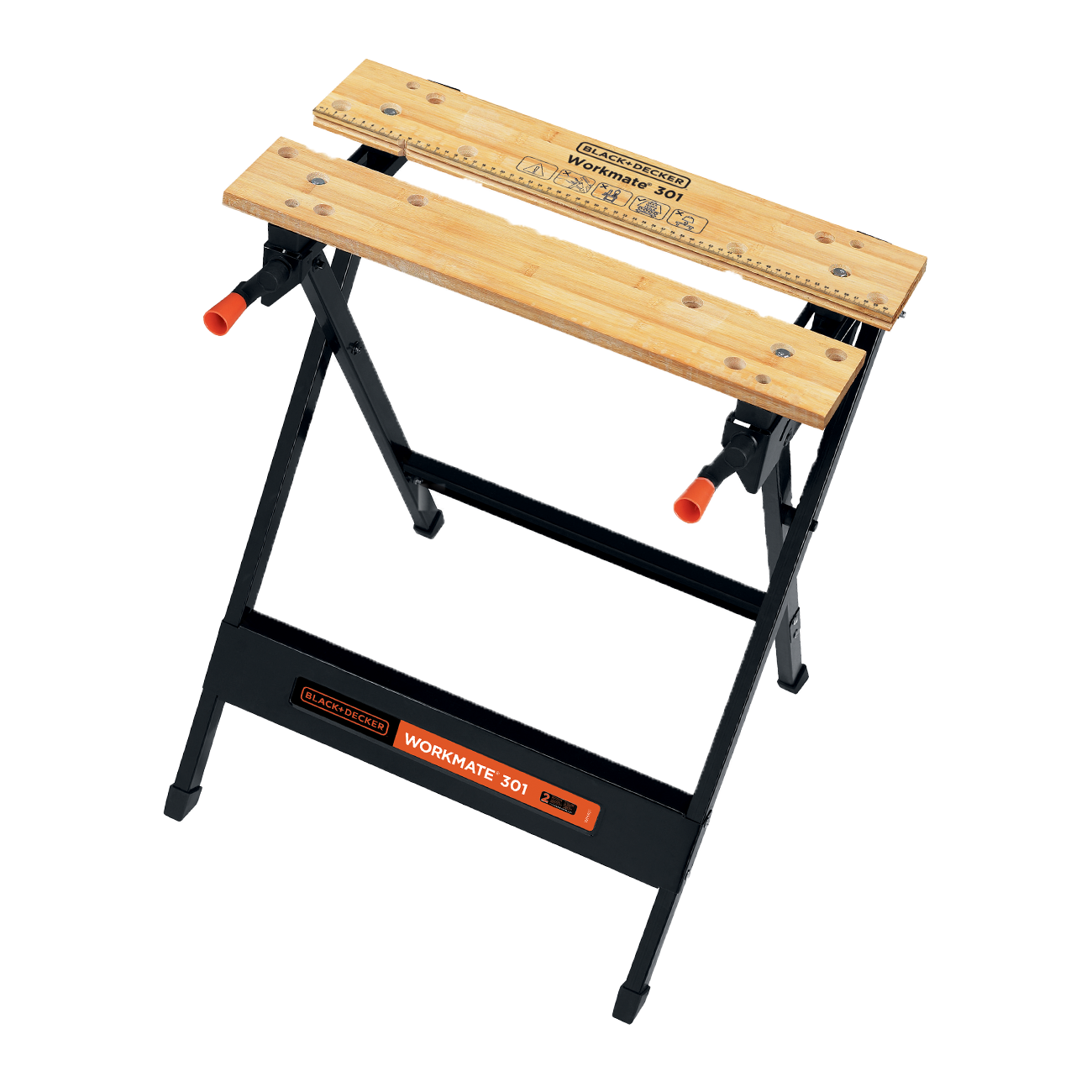 BLACK+DECKER 29-in L x 33.07-in H Black Wood Adjustable Height Portable  Work Bench in the Work Benches & Tops department at