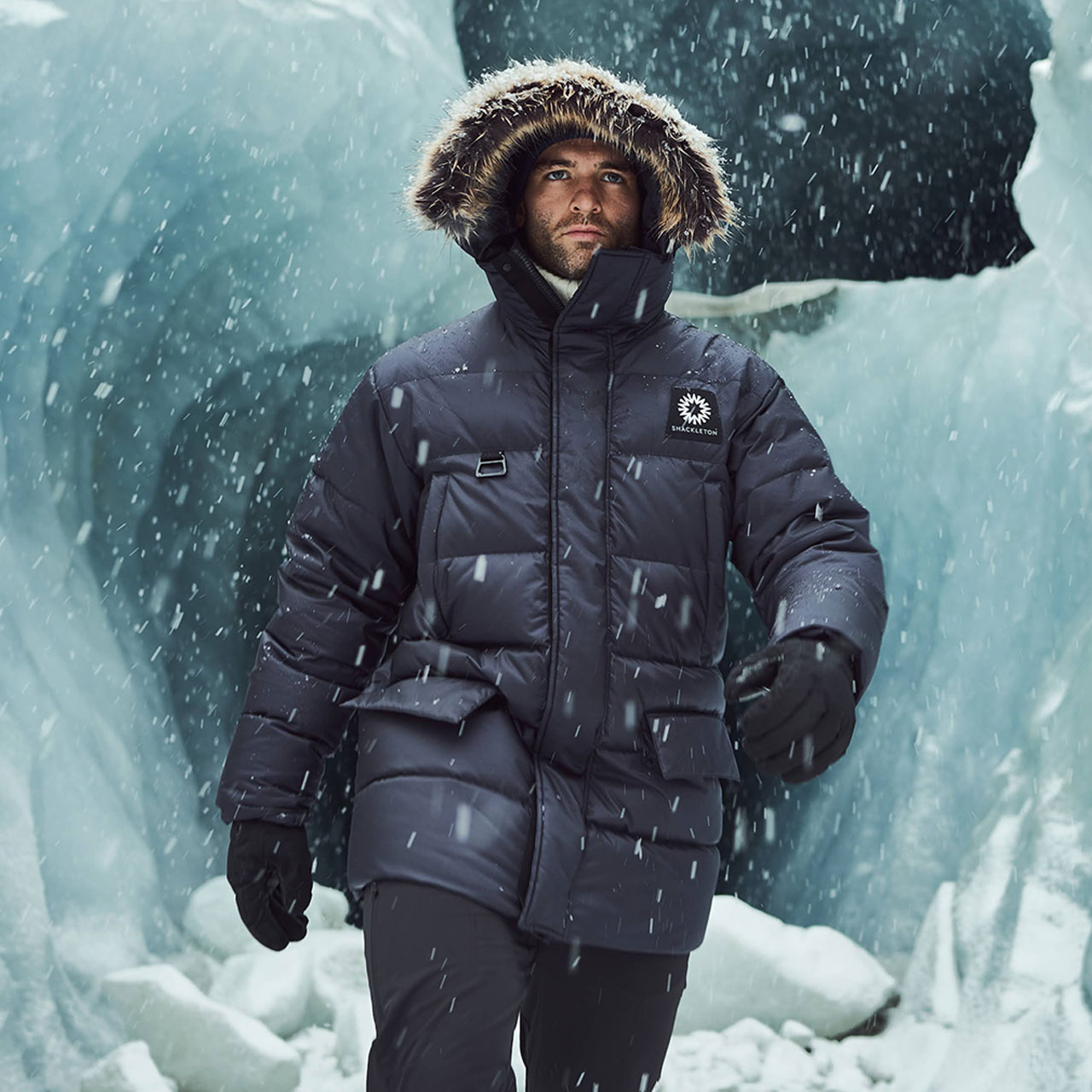 Men's Lightweight Parka | Packable Warm Coat | Shackleton