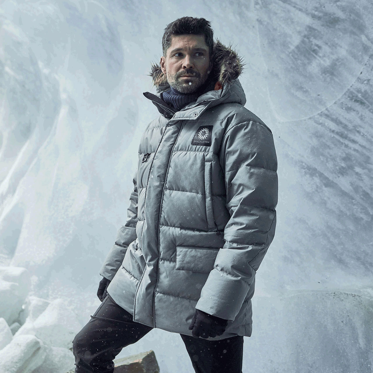 Men's Lightweight Parka | Packable Warm Coat | Shackleton