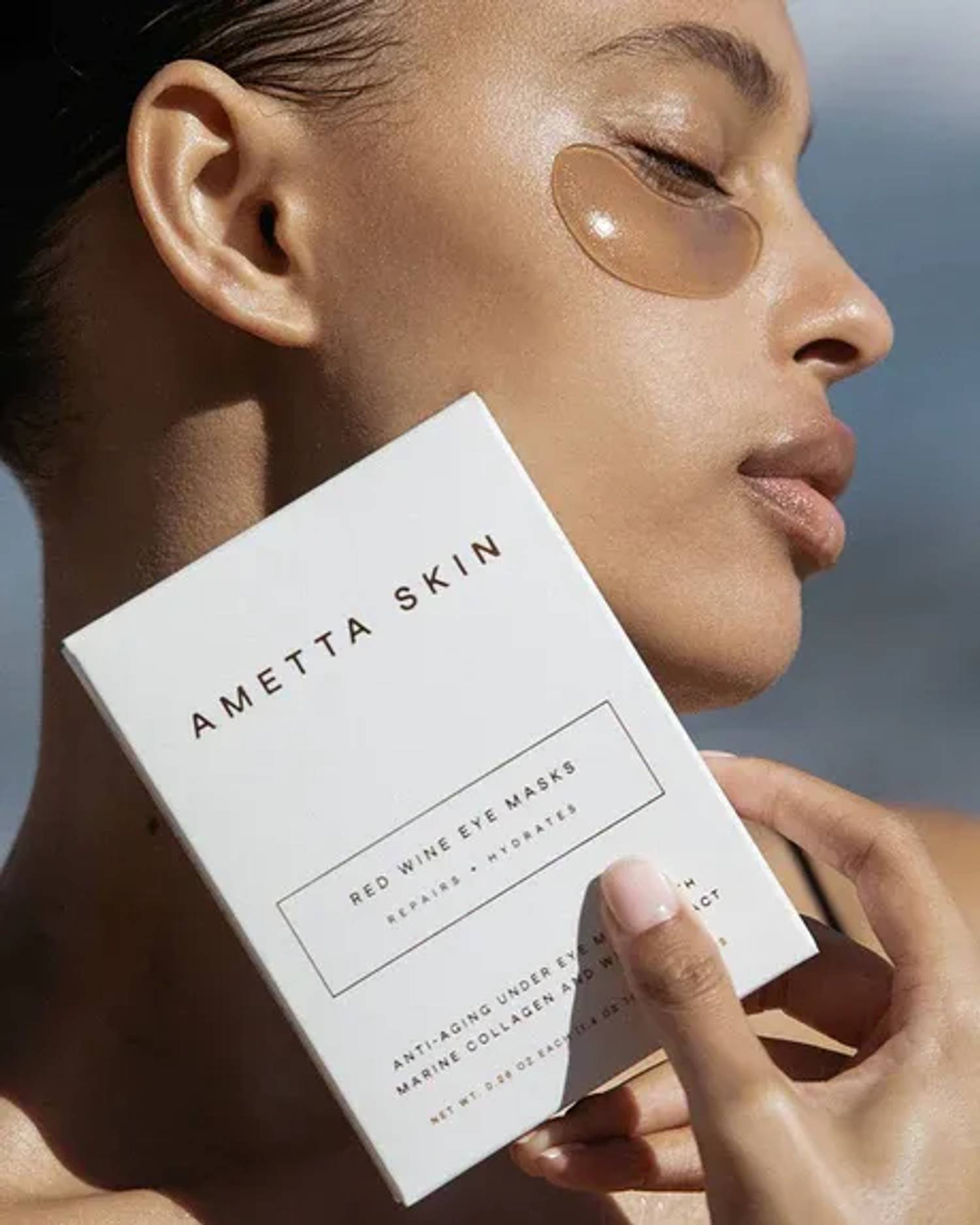 Red wine eye masks 