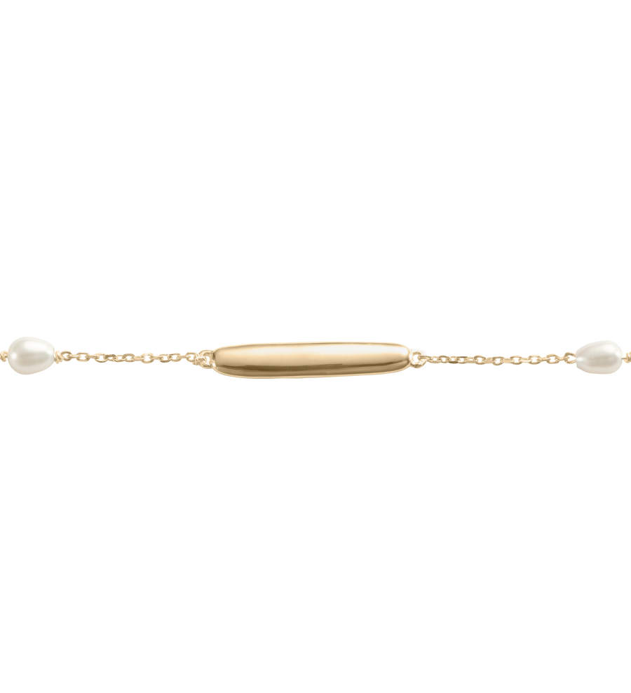 MARIS ENGRAVABLE BRACELET (18K GOLD VERMEIL)