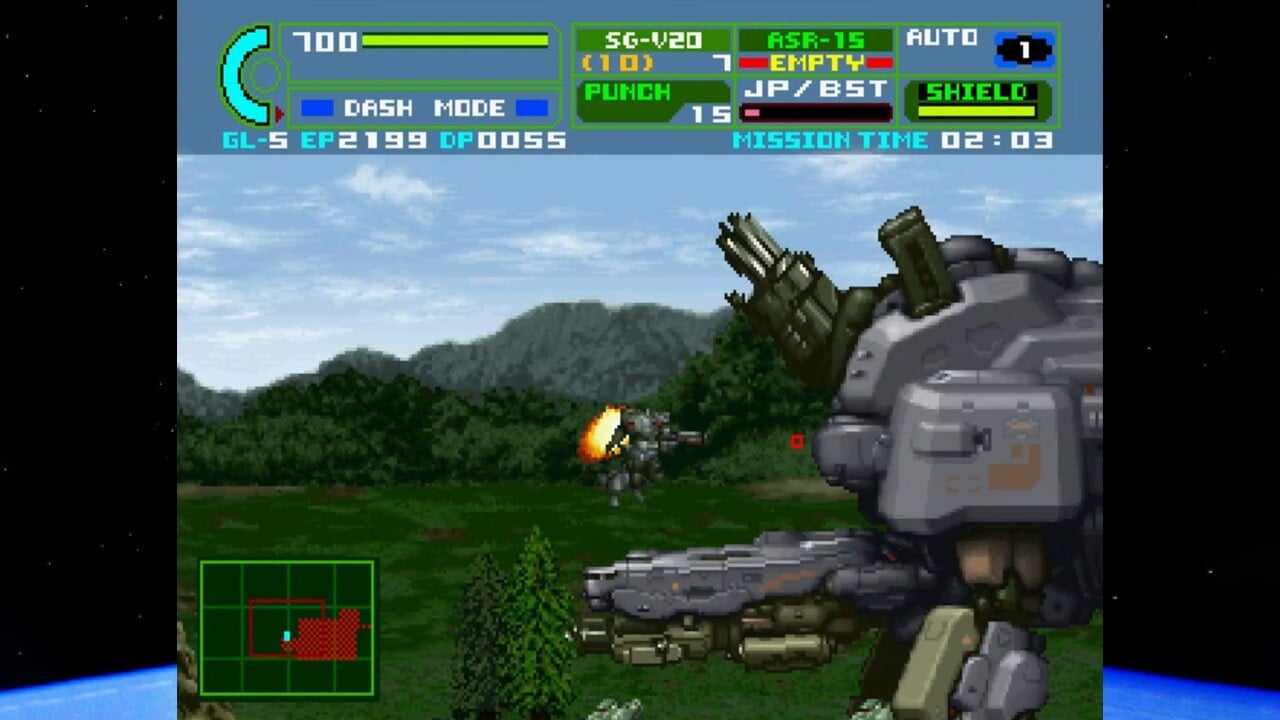 2024年のクリスマスの特別な衣装 Assault Suit Leynos 2 Saturn Tribute Standard Edition シューティング