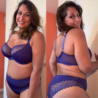 Curvy Kate Wild One Balcony Bra Ultraviolet as worn by @freens_favourites