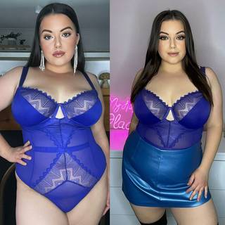 Curvy Kate Wild One Balcony Body Ultraviolet as worn by @mspaulalanz