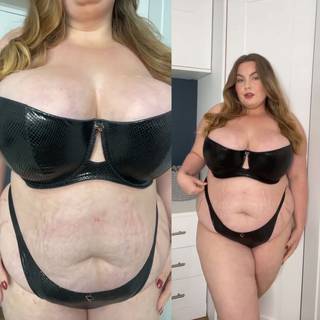 Scantilly Serpent Padded Half Cup Bra Black as worn by @lauren_frances__