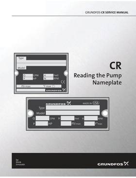 CR Reading the Pump Nameplate