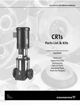 CR1s (Service Manual - Parts List & Kits)