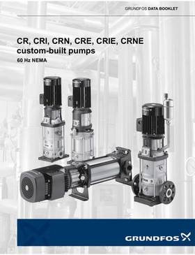 CR, CRI, CRN, CRT, CRE, CRIE, CRNE, CRTE (Custom-built pumps) (Data booklet)