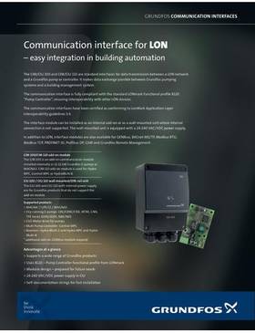 Communication interface for LON (Data sheet)
