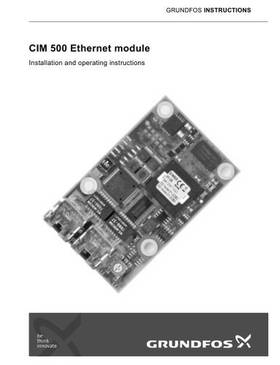 CIM 500 Ethernet module (Installation and operating instructions)