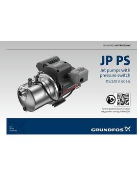 JP PS, Jet pumps with pressure switch, 115/230 V (Quick Guide)