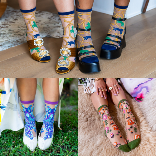 sock candy animal themed sheer socks for women socks and heels