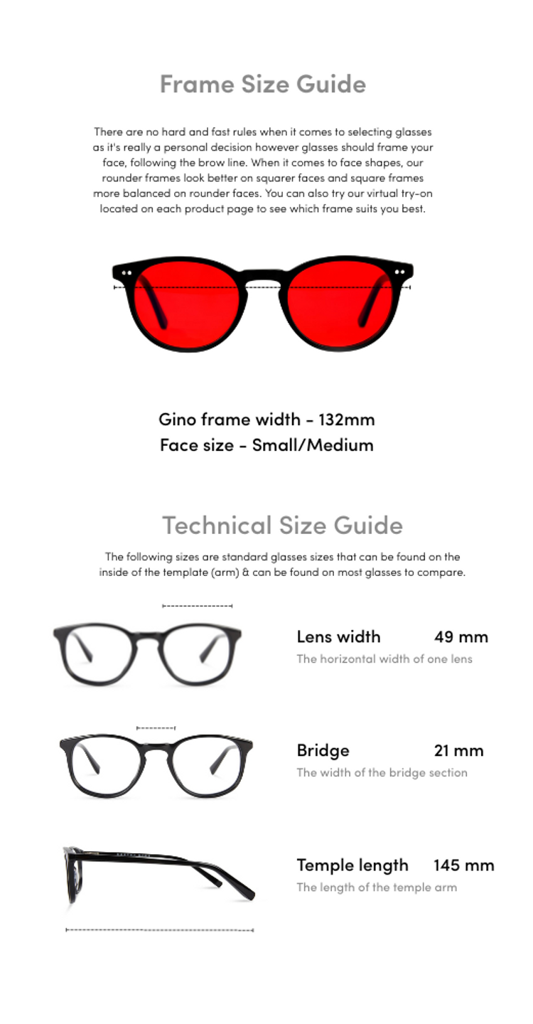 Gino Blue Light Blocking Glasses - Black
