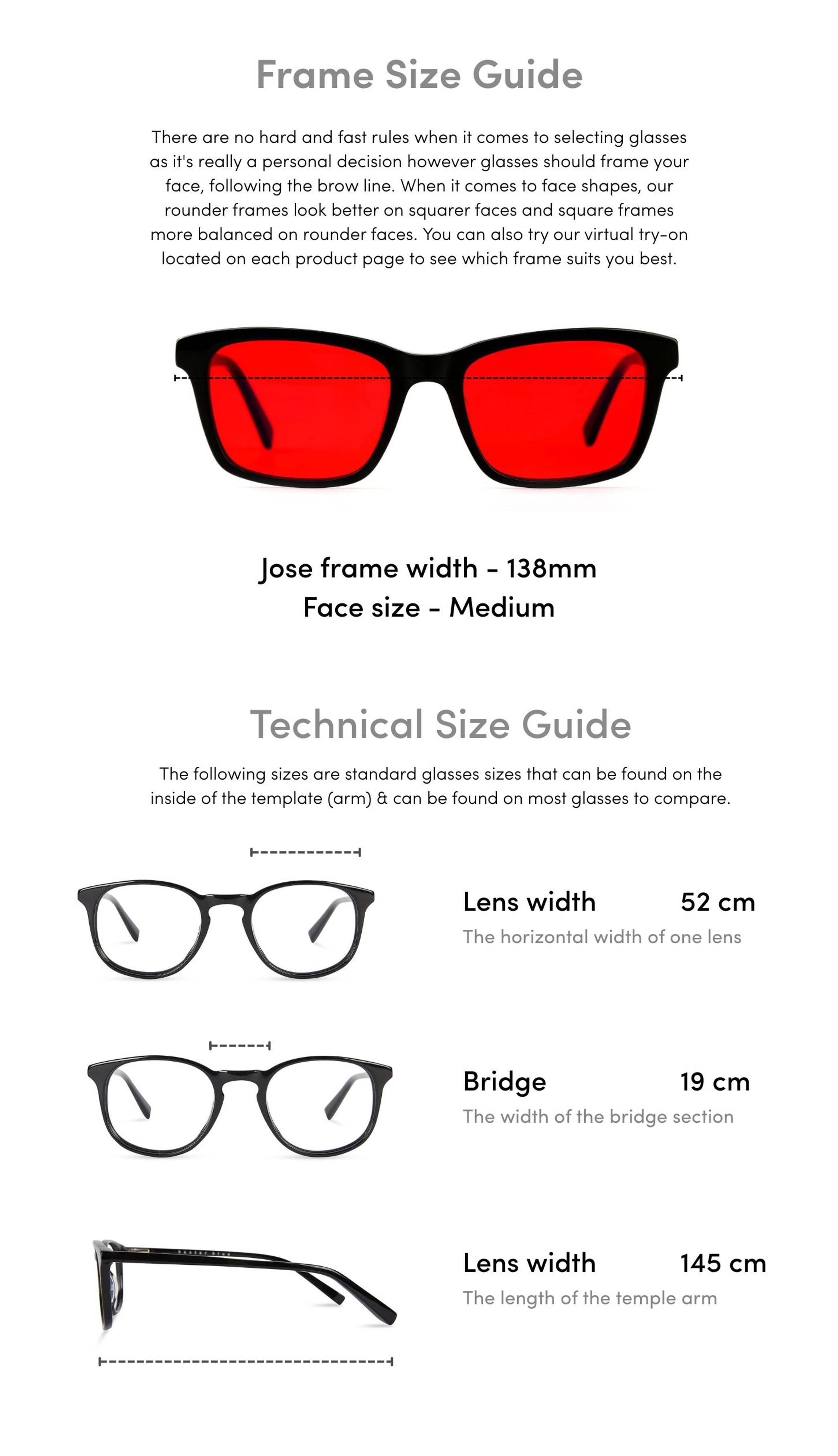 Jose Blue Light Blocking Glasses - Black