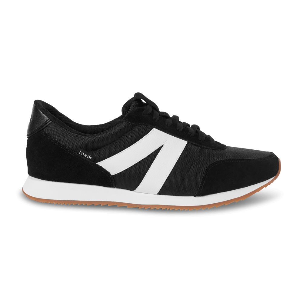 ◆  Jeans◆Men's White/Cream/Black Milan Sneakers Amazon.com | KIZIK Unisex Milan Hands-Free Sneaker, Black