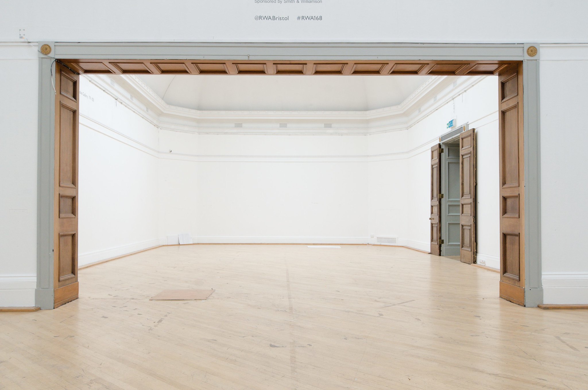 Internal view of the original RWA galleries 