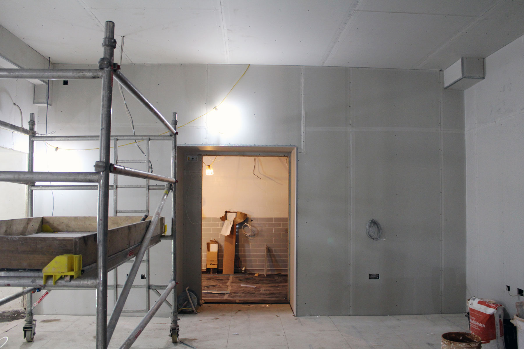 Internal view of the Family Room and the door to the Changing Places Facility 