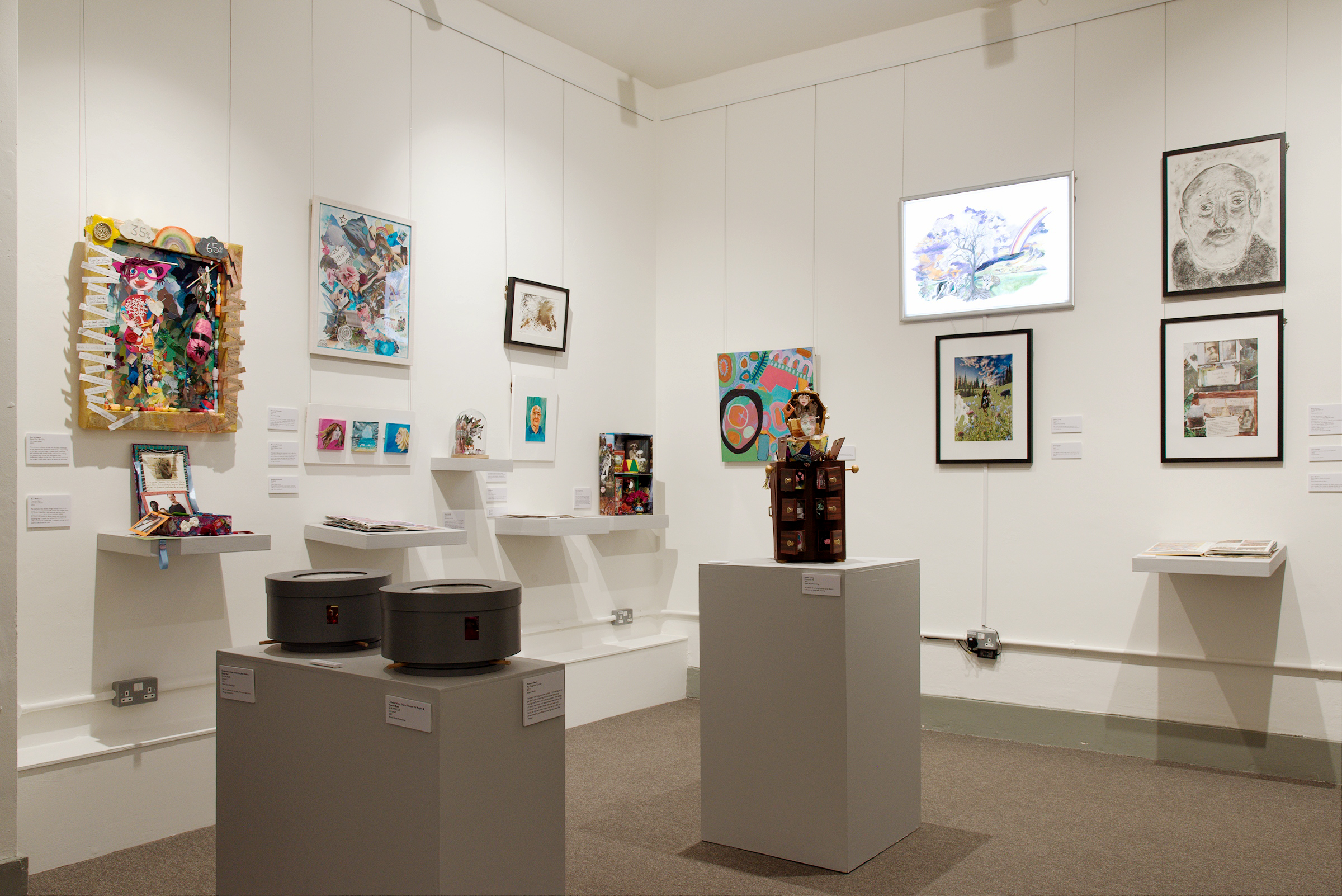 The History gallery is a new free to access space showing artwork from the local community 