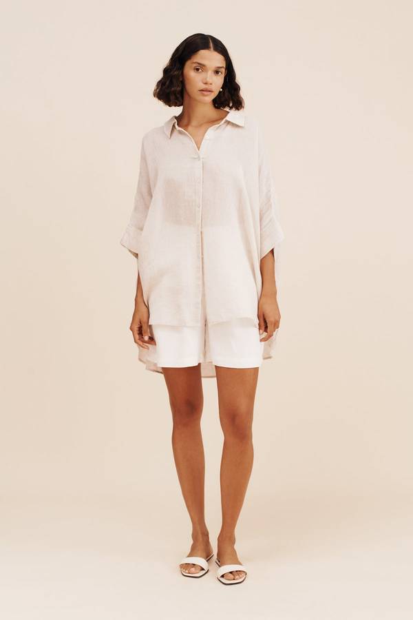 posse ellen linen mini dress Ellen Mini Dress S