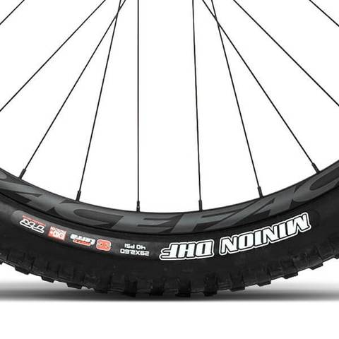 Orbea Wild FS H20 2023 Maxxis Minion Tyres on RaceFace Wheels 