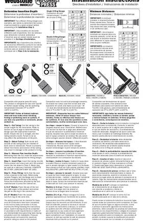 Webstone Pro-Connect Press IOM Manual-Trilingual