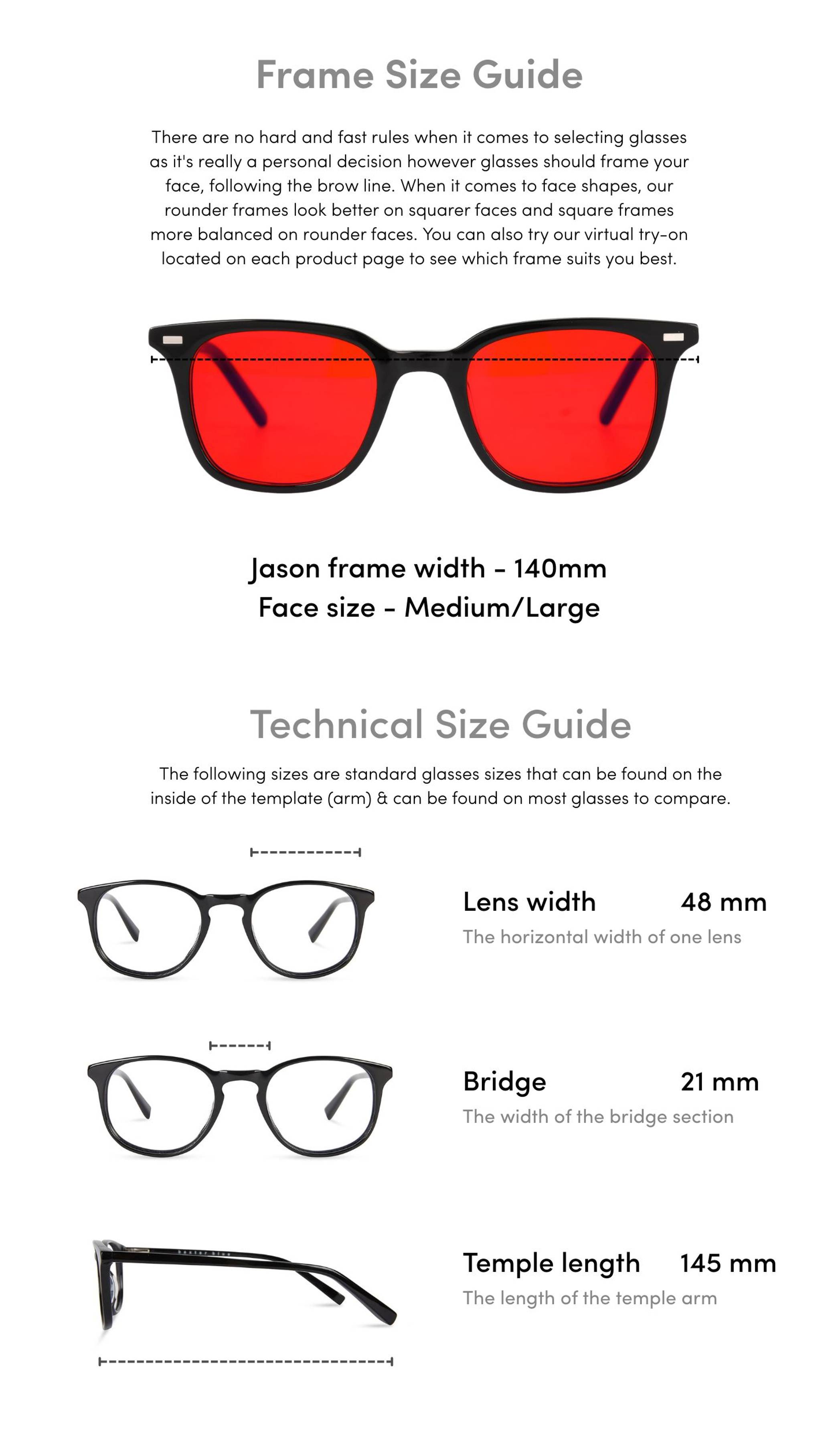 Jason Blue Light Blocking Glasses - Black