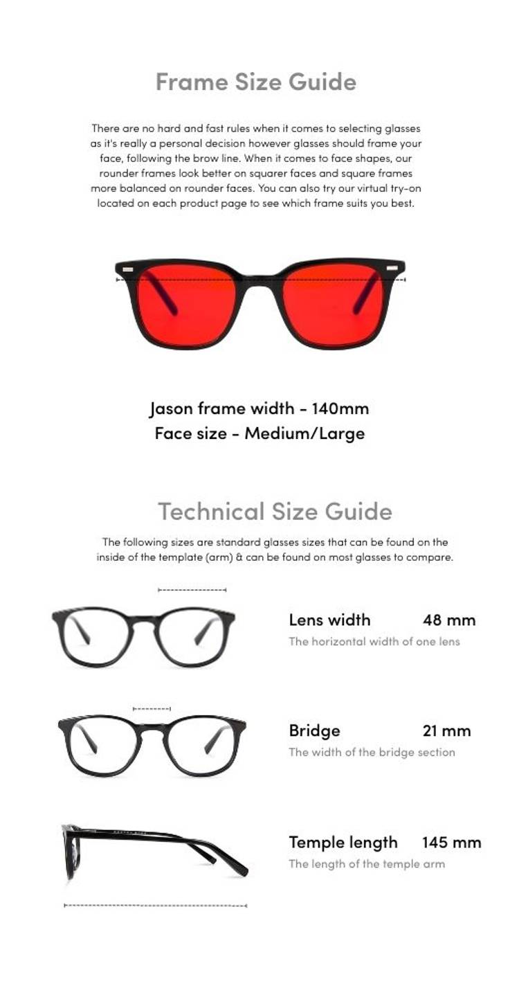 Jason Blue Light Blocking Glasses - Black