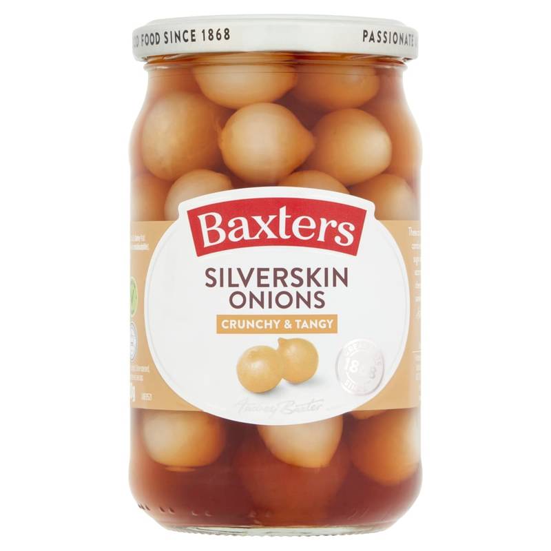 Large Silverskin Onions Crunchy & Tangy